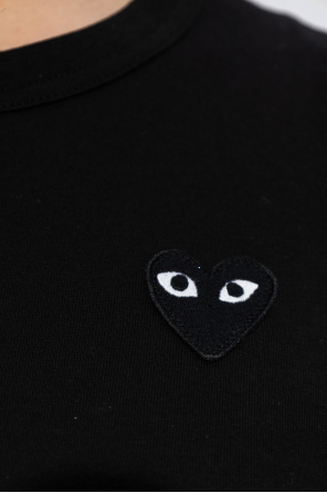 shirt Comme des Garçons Play - Black Patched T - SchaferandweinerShops TW -  T-shirt Bonpoint Liberty